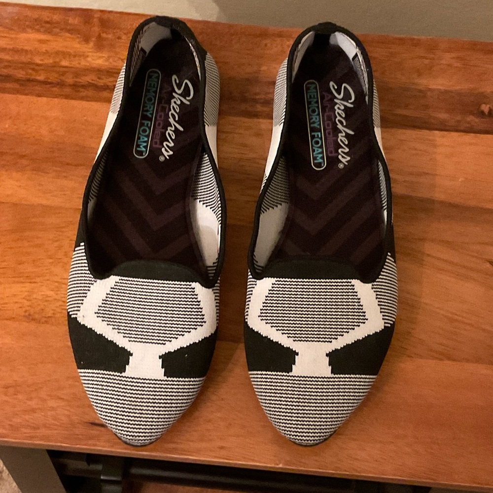 Skechers Women's Monochrome Slip-On Flats
